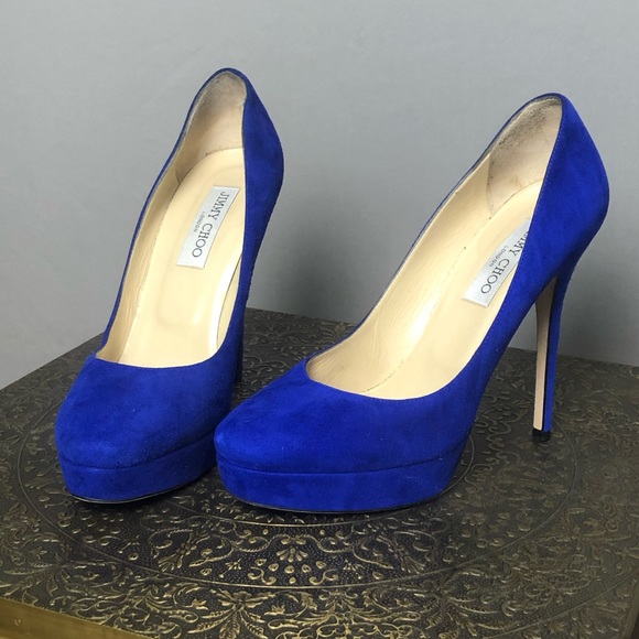 Suede Jimmy Choo Pumps